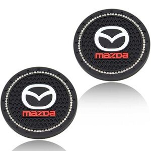 Mazda Bling Silicone Car Coaster 2pk - NEW